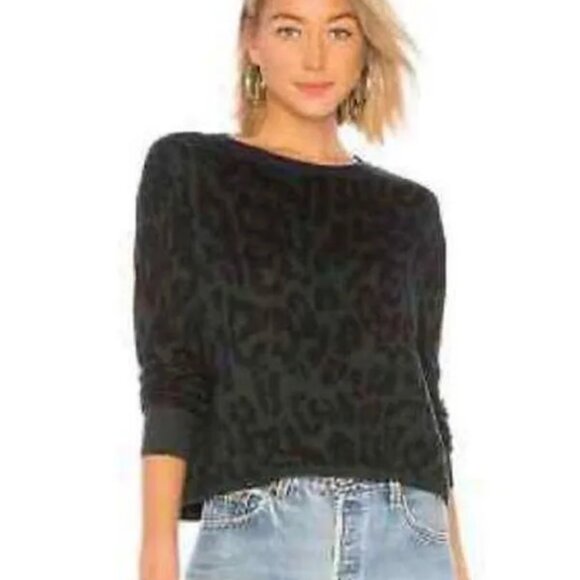 John + Jenn Fionne Animal Print Sweater size M - Picture 2 of 11